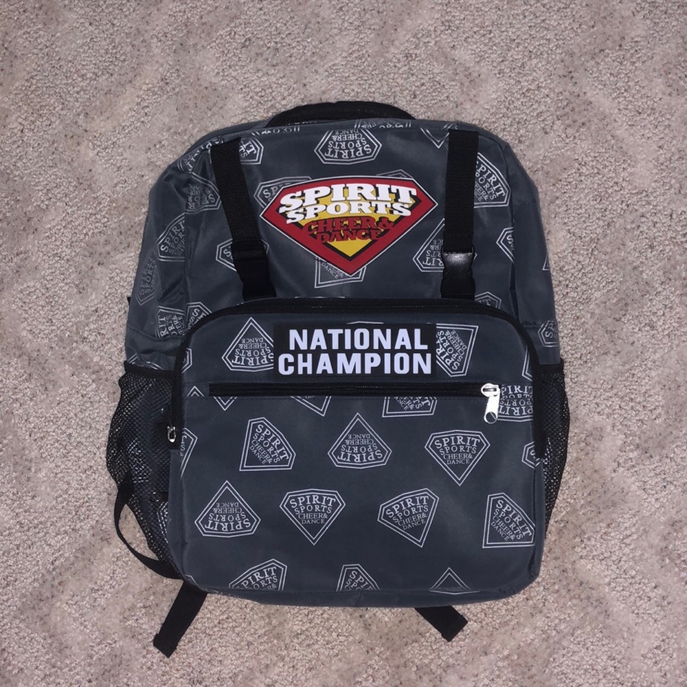 Varsity Spirit Sports National Champion Black & Red Backpack
